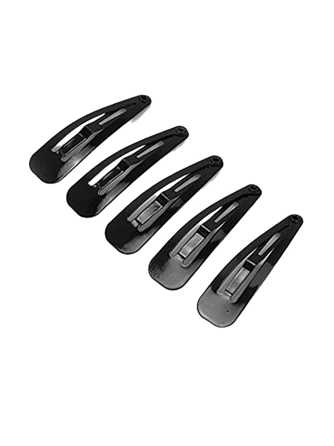 

CHANDERKASH Set of 24 Hair Band & Hair Rubber Band & Metal Tic Tac Clips, Black