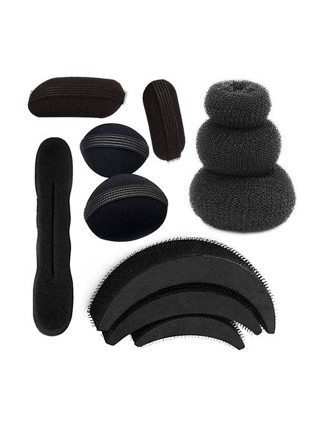 

CHANDERKASH Set of 11 Hair Accessories, Black