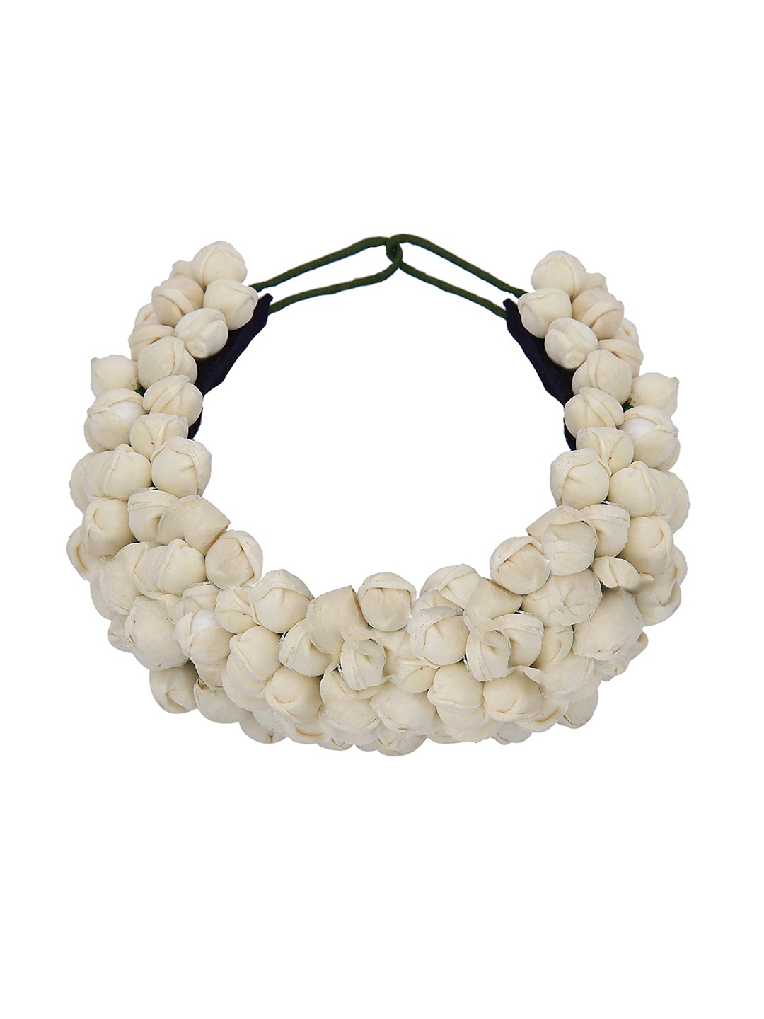 

CHANDERKASH Women Mogra Juda Hair Accessory, White