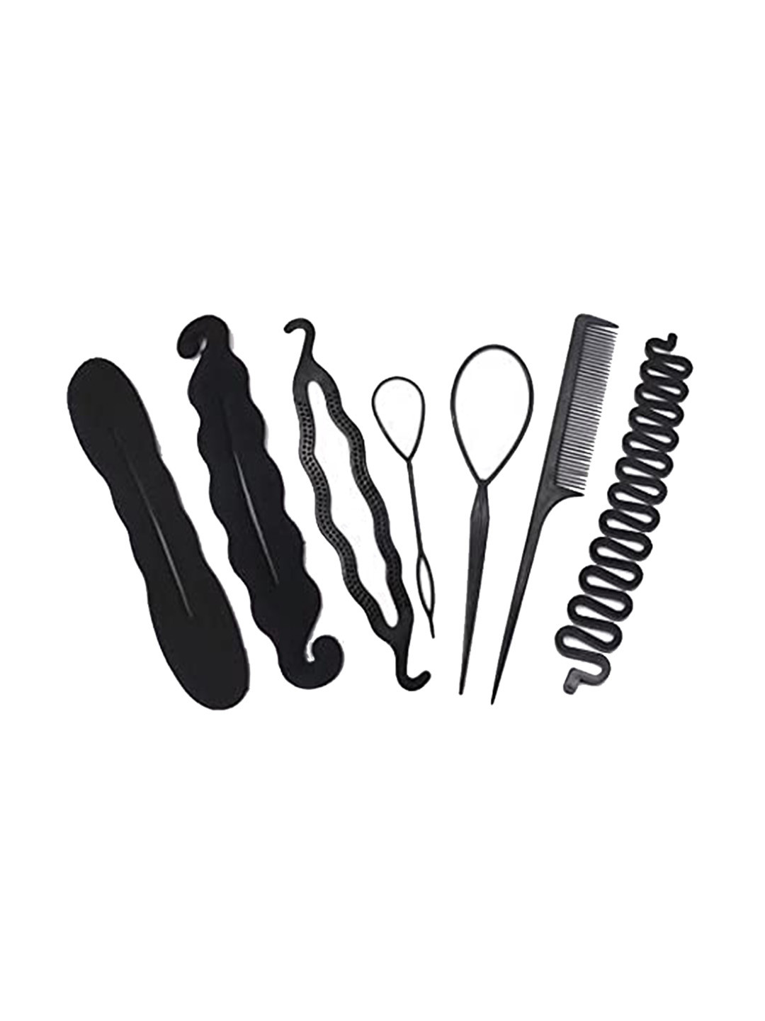 

CHANDERKASH Women Set of 7 Hair Accessories, Black