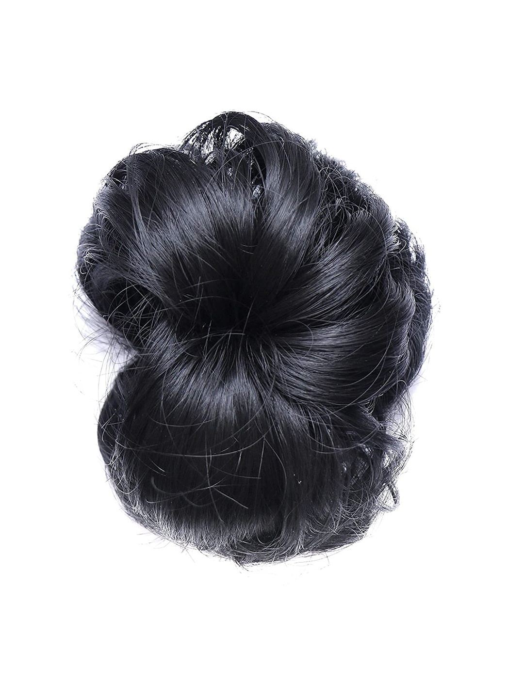 

CHANDERKASH Women Synthetic Artificial Hair Claw Juda Bun Hair Extension, Black