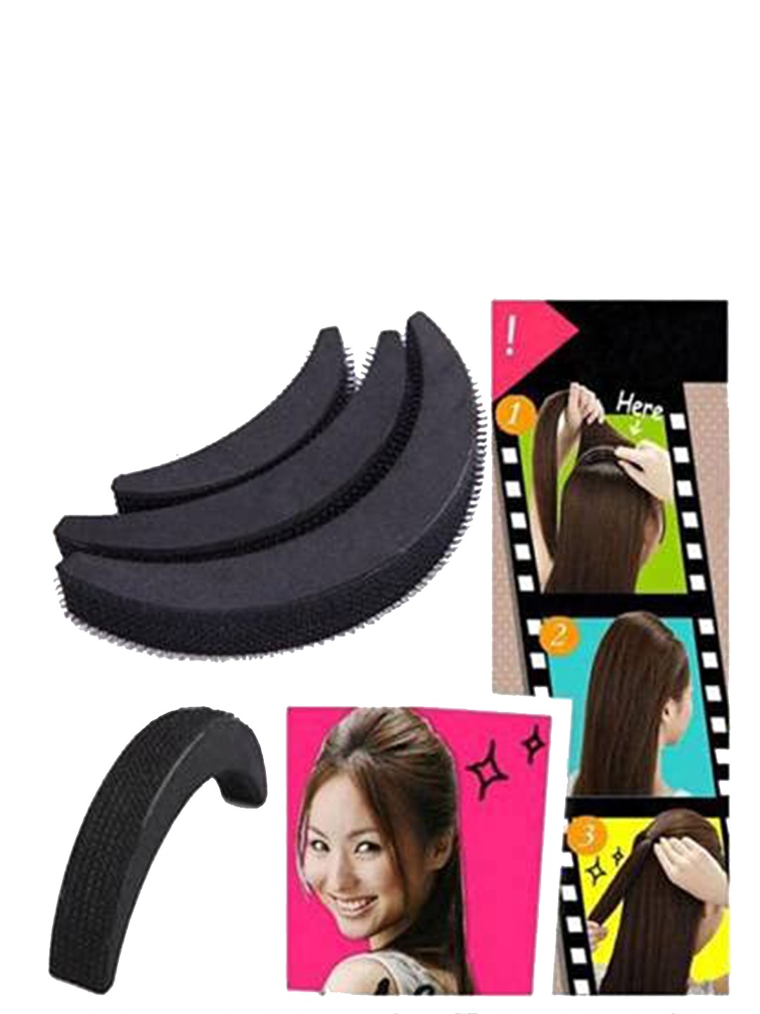 

CHANDERKASH Set of 7 Hair Styling Accessory Set, Black