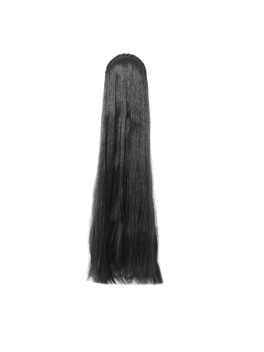 

CHANDERKASH Synthetic Long Straight Hair Extension Band - Black