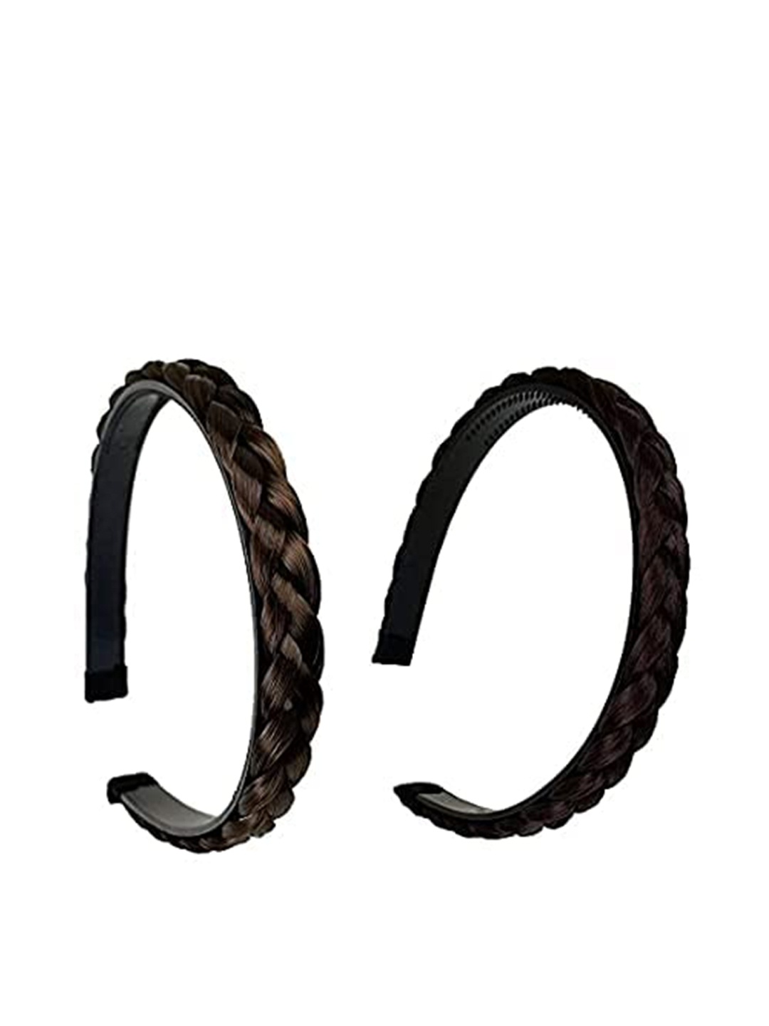 

CHANDERKASH Women Choti Braided Plaited Hairband, Brown