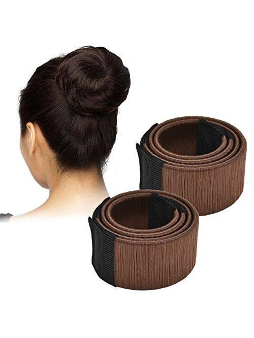 

CHANDERKASH Women Set of 2 Hair Accessory Set, Brown