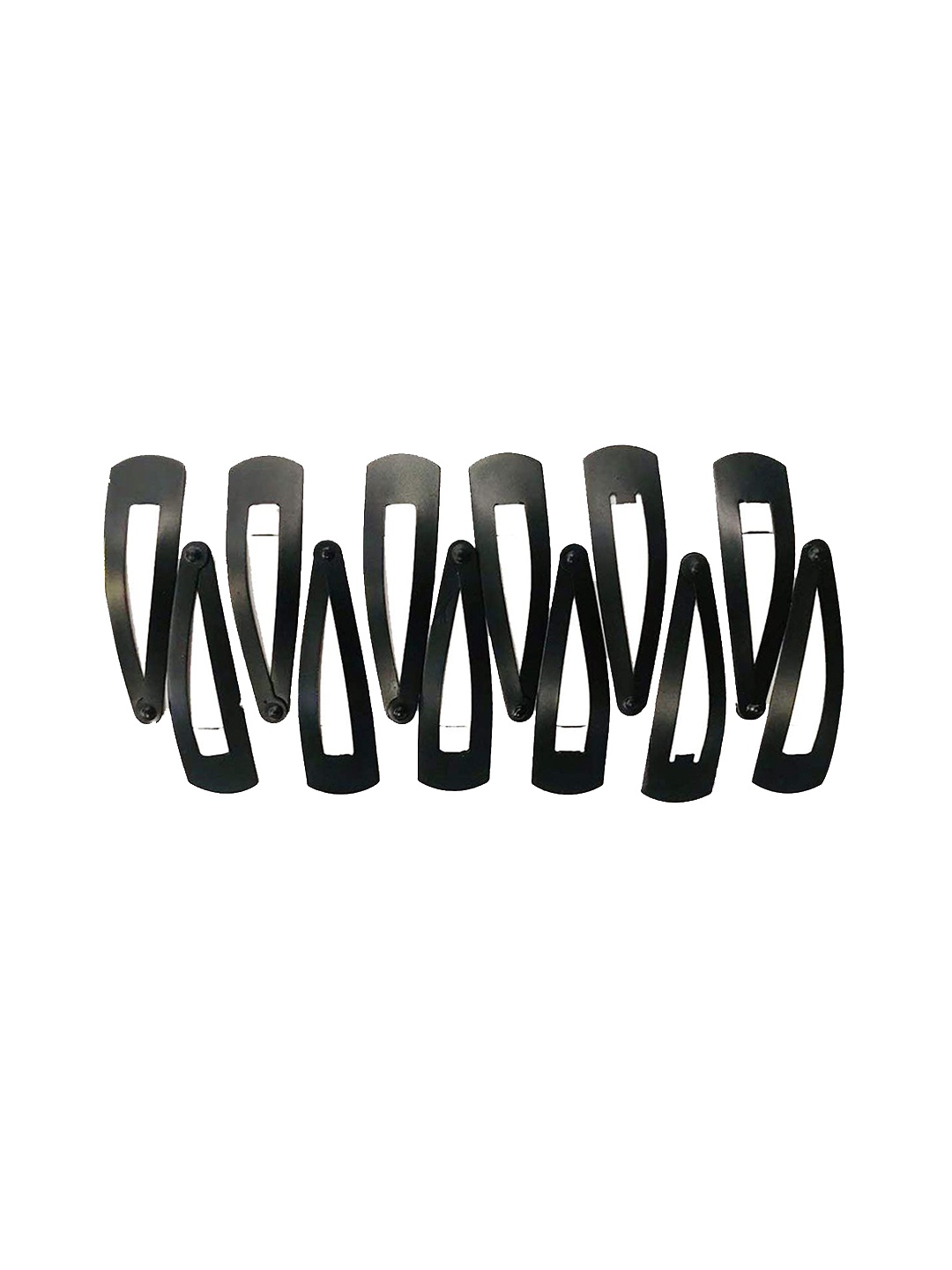 

CHANDERKASH Women Set Of 15 Scrunchie Ponytail Holders & Tic Tac Clips Set, Black