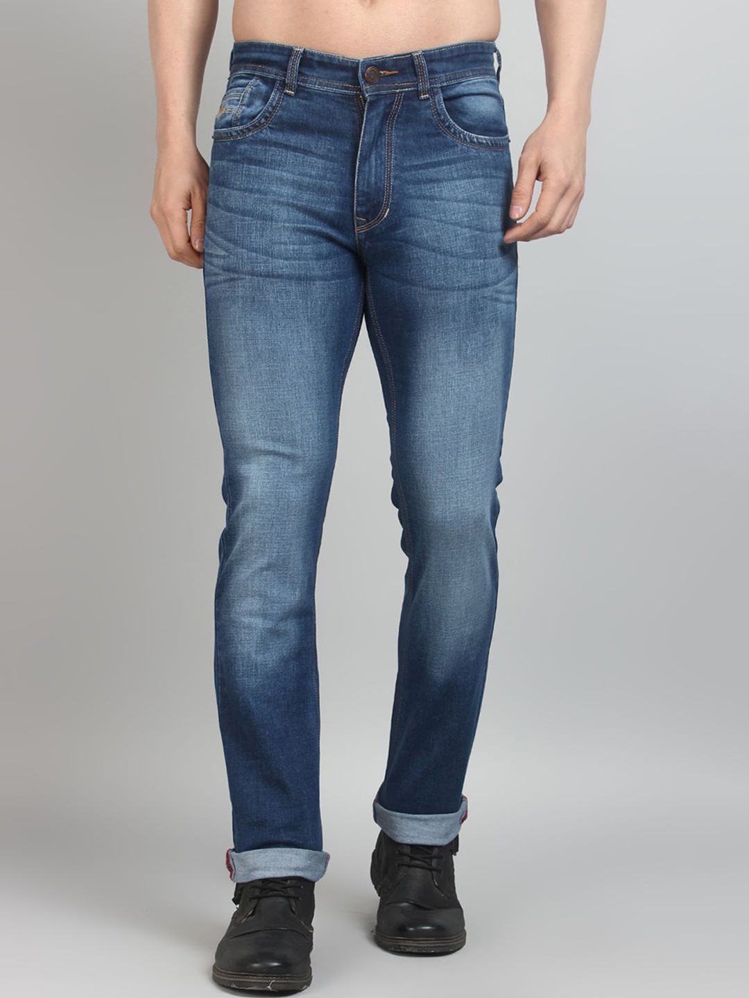 

PEPLOS Men Blue Original Slim Fit Light Fade Stretchable Jeans