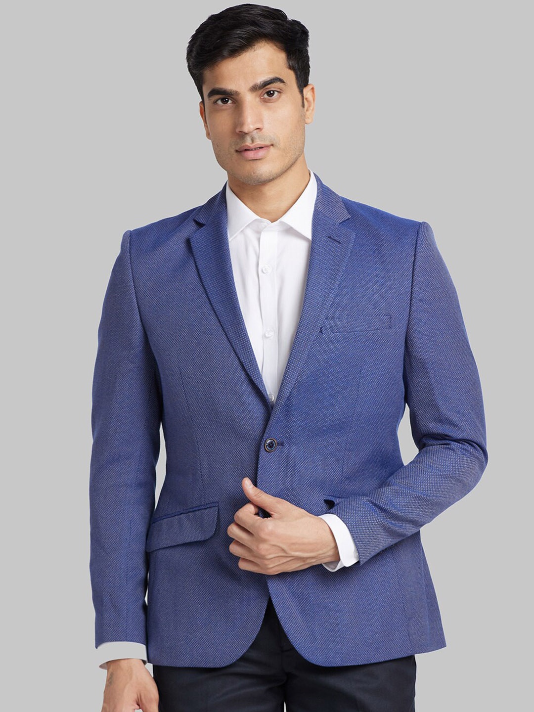 

Parx Single Breasted Formal Blazer, Blue