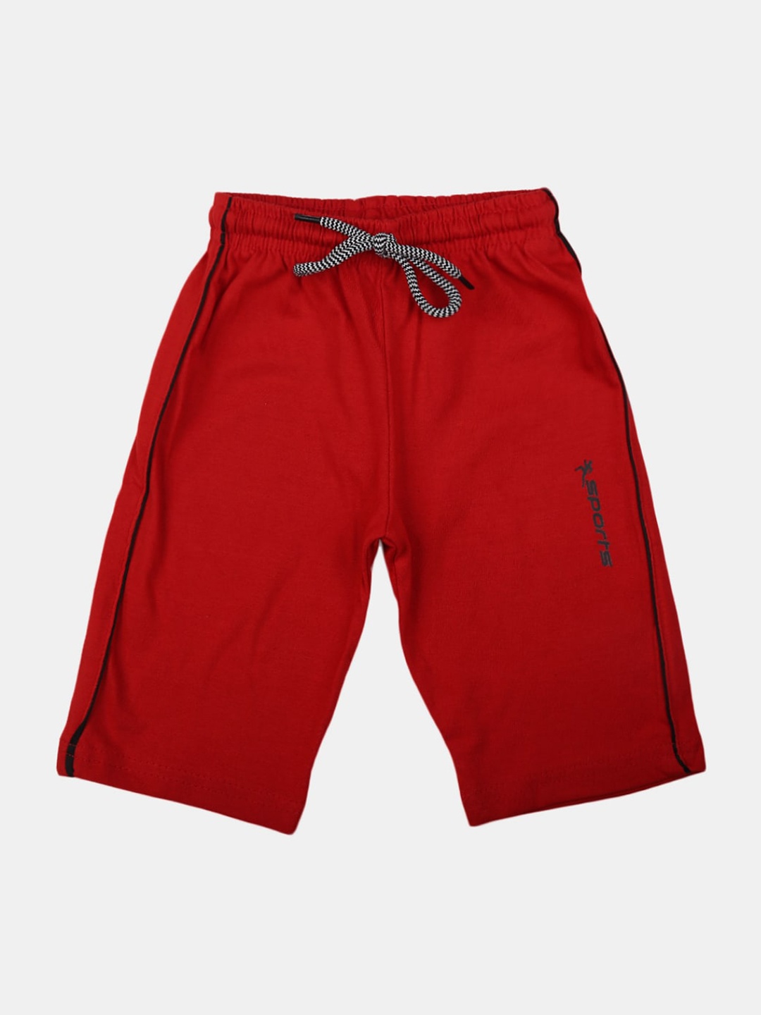 

V-Mart Boys Cotton Outdoor Shorts, Red