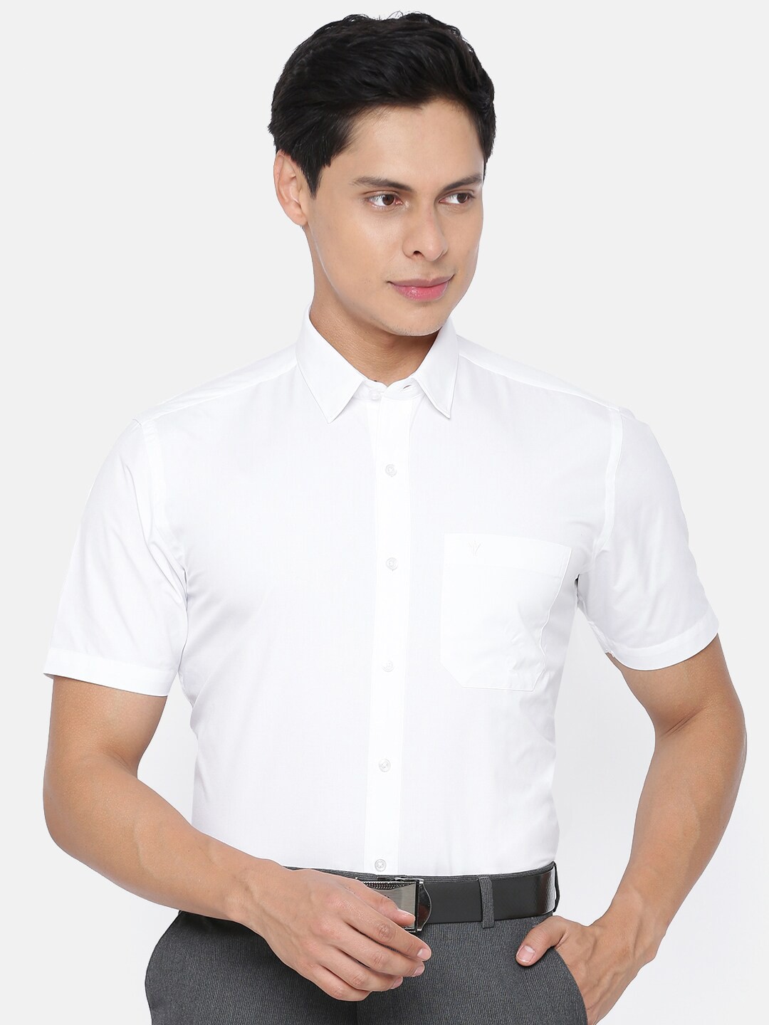 

Ramraj Formal Pure Cotton Shirt, White