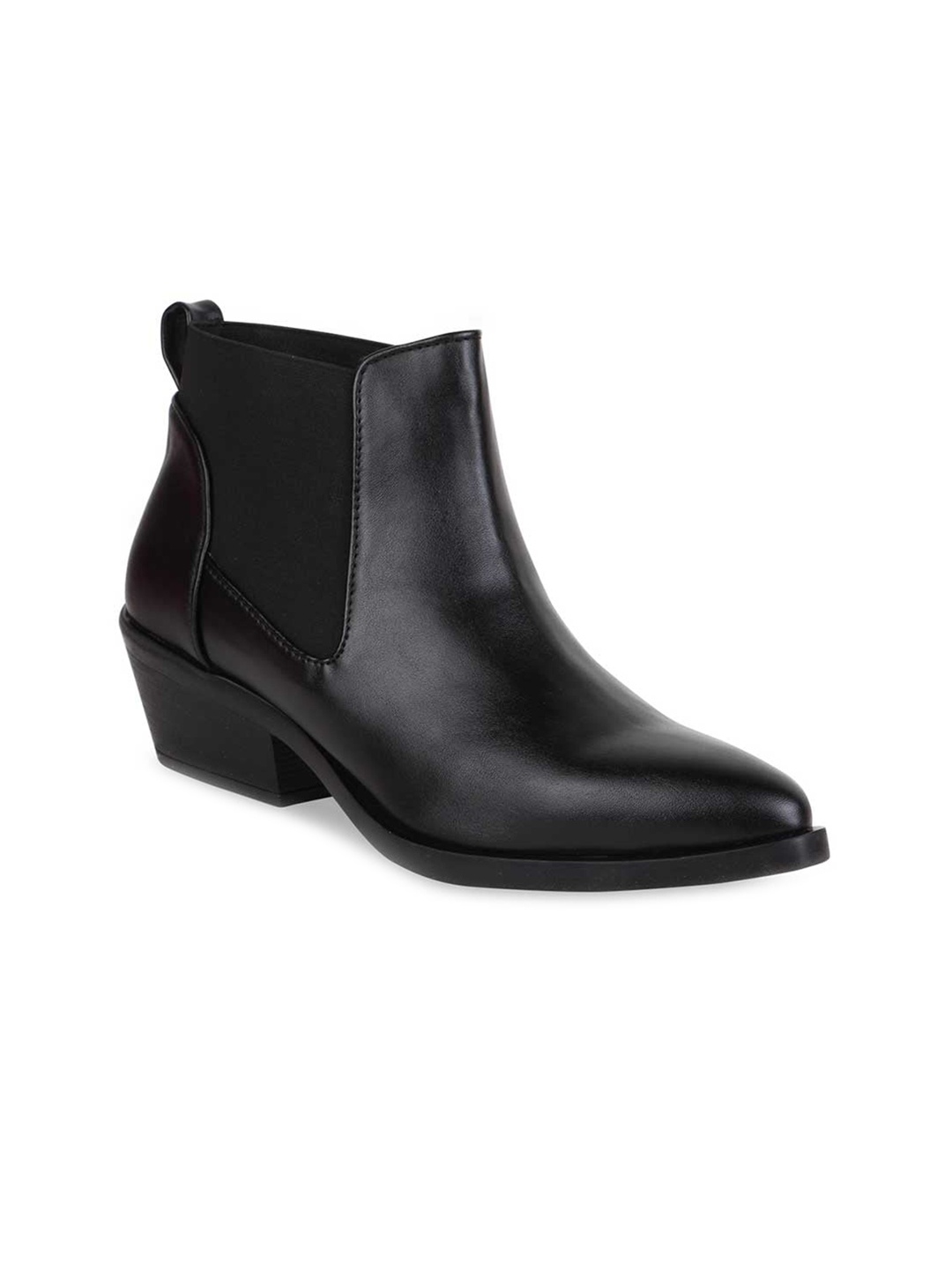 

Rocia Women Cuban Heel Chelsea Boots, Black