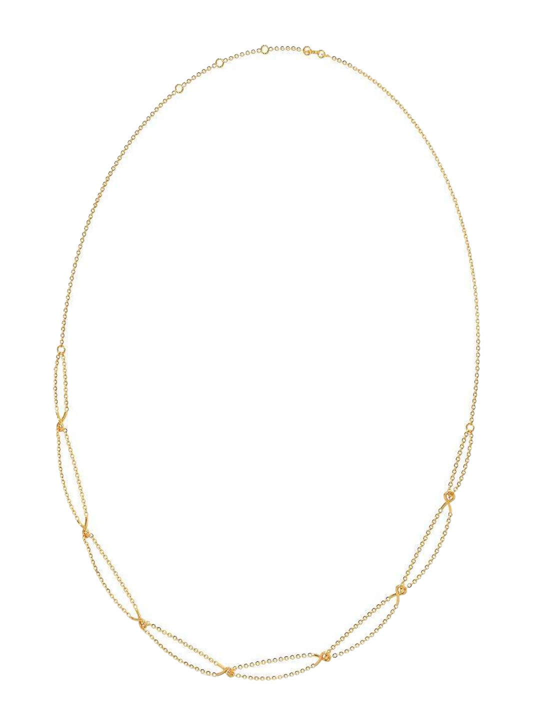 

CANDERE A KALYAN JEWELLERS COMPANY Women 14K Yellow Gold BIS Hallmark Necklace