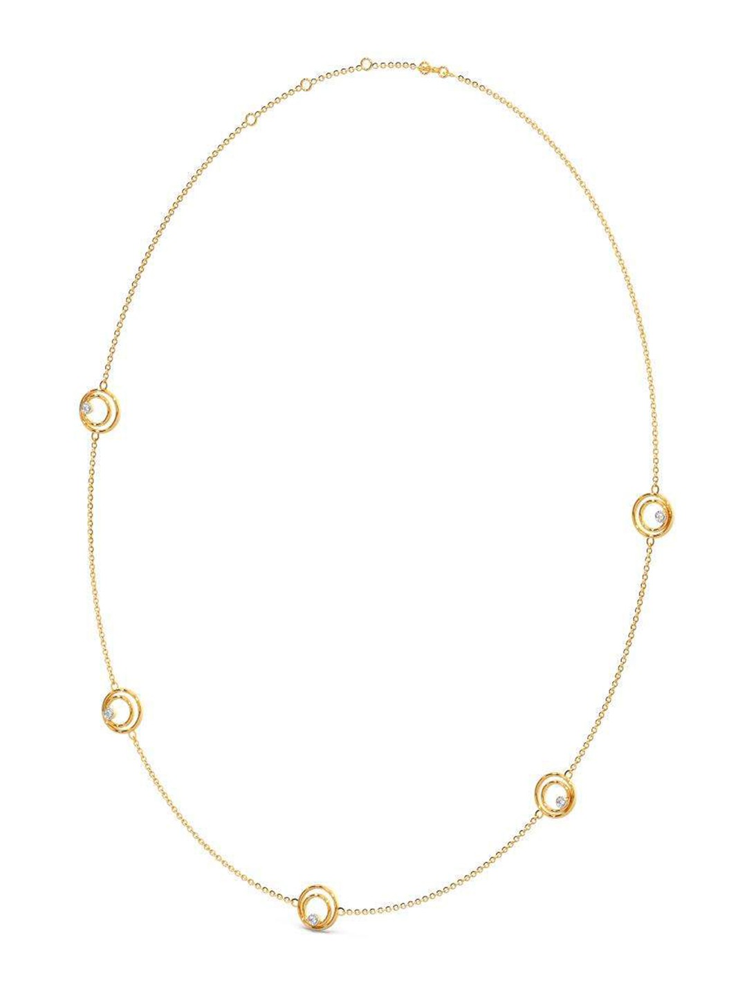 

CANDERE A KALYAN JEWELLERS COMPANY Women 14K Yellow Gold Necklace- 3.83 g