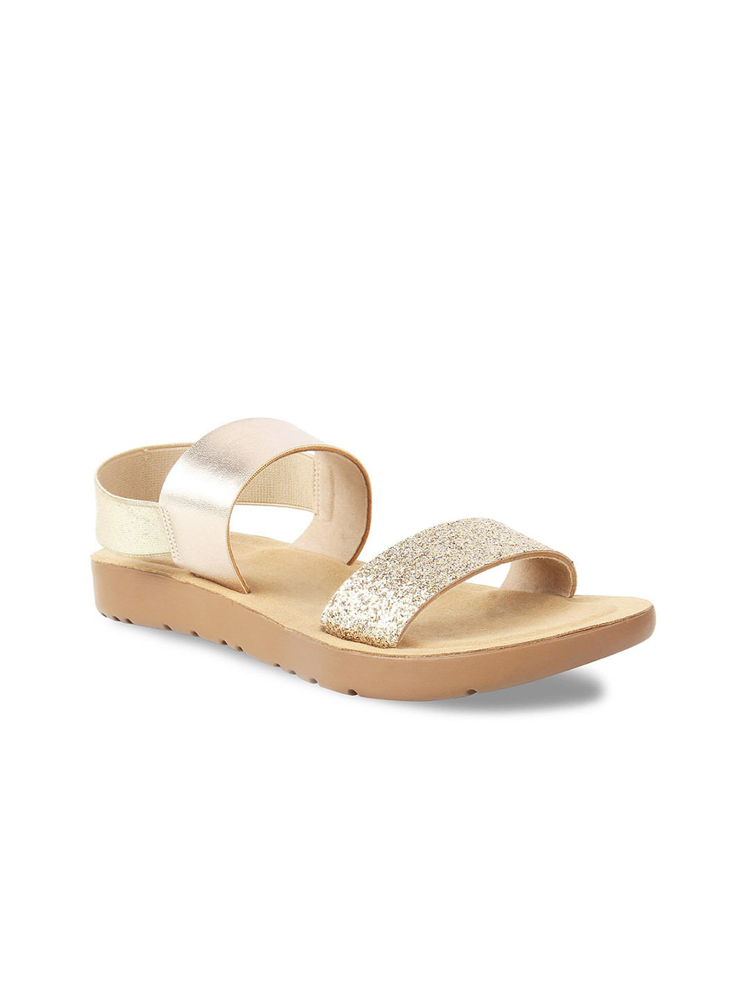 

Rocia Embellished Open Toe Flats, Gold