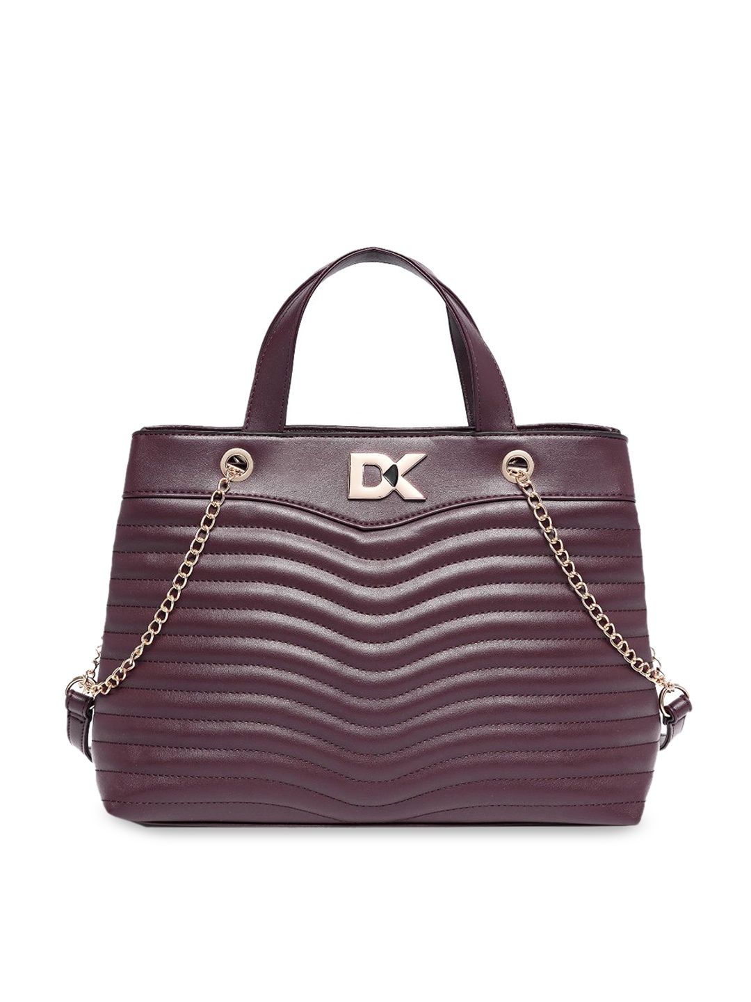 

Diana Korr Quilted Structured Handheld Bag, Purple