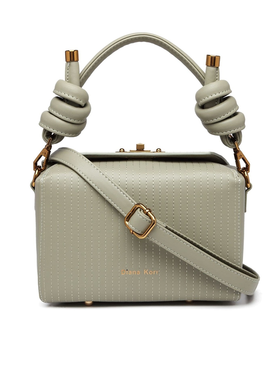 

Diana Korr Quilted Structured Handheld Bag, Green