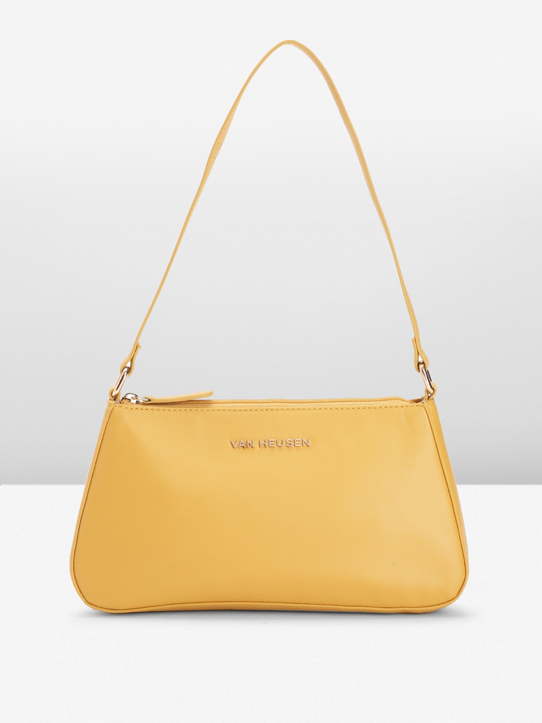 

Van Heusen Structured Baguette Bag, Yellow