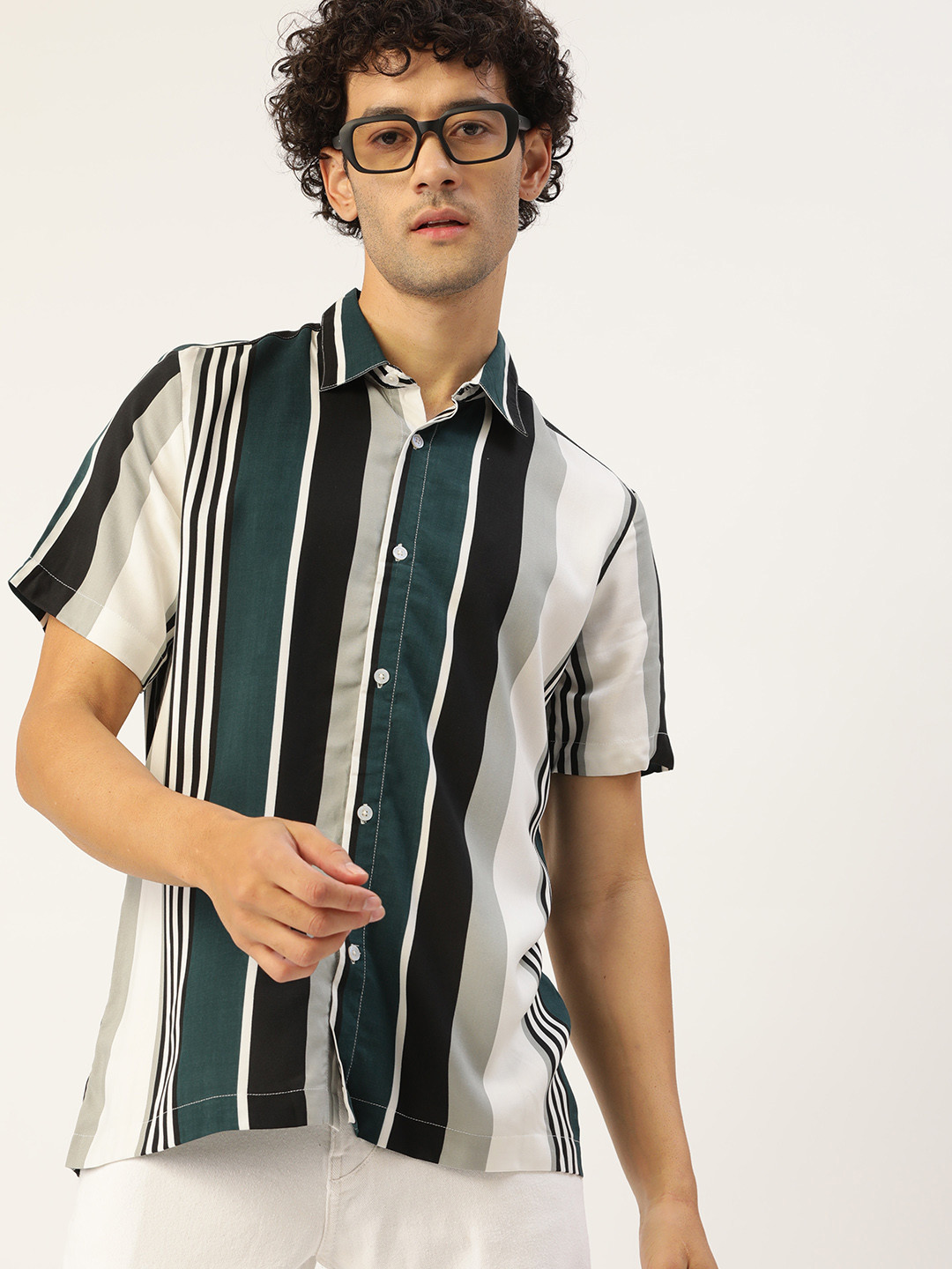 

Kook N Keech Classic Opaque Printed Casual Shirt, Multi