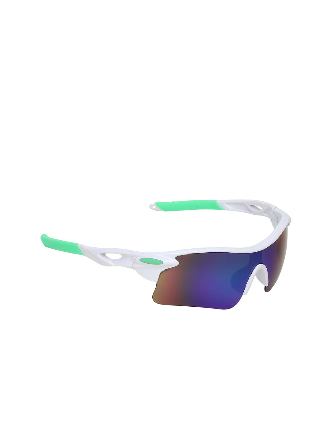 

FROGGY Kids Half Rim Sports Sunglasses with UV Protected Lens FG-9181-06, Blue