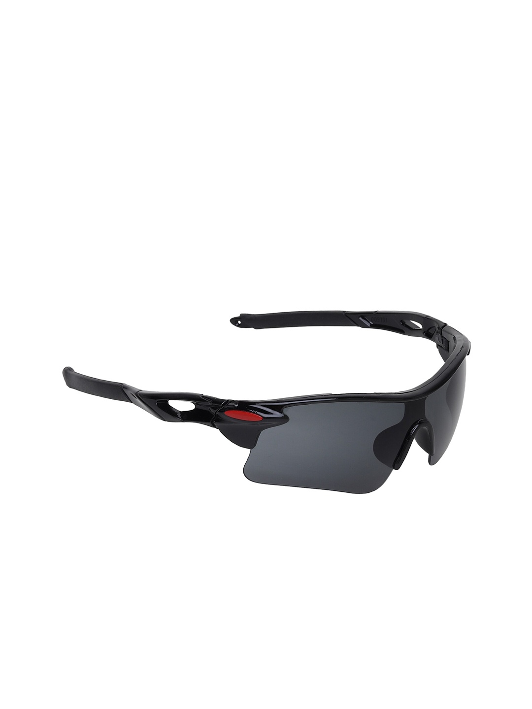 

FROGGY Kids Half Rim Sports Sunglasses with UV Protected Lens FG-9181-07, Black