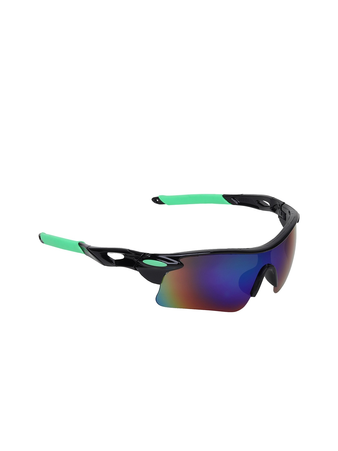 

FROGGY Kids Mirrored Lens Shield Sunglasses with UV Protected Lens, Green