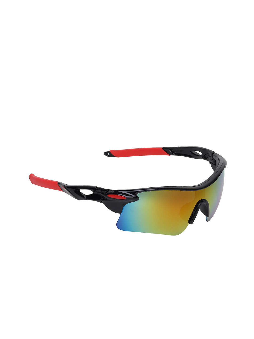 

FROGGY Kids Mirrored Lens & Shield Sunglasses with UV Protected Lens FG-9181-05, Red