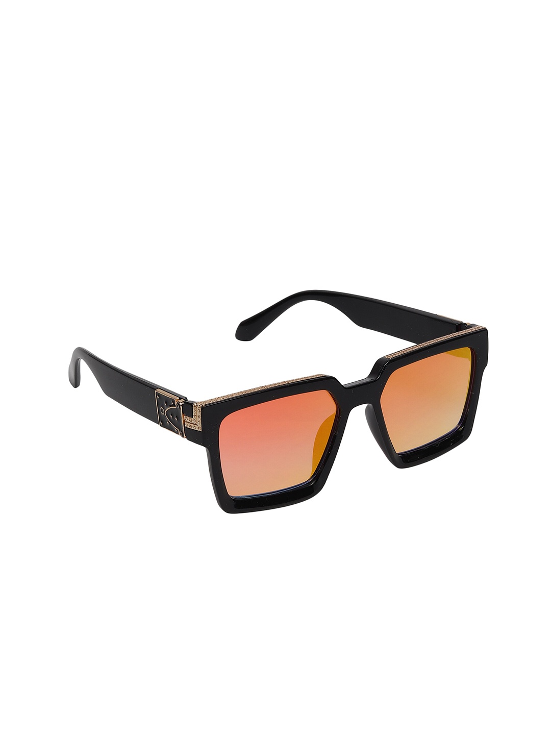 

FROGGY Unisex Kids Square Sunglasses with UV Protected Lens, Orange