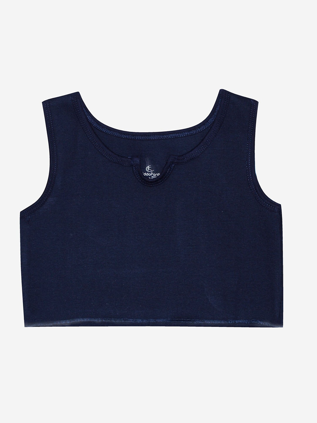 

KiddoPanti Girls Rib Crop Tank Top, Navy blue