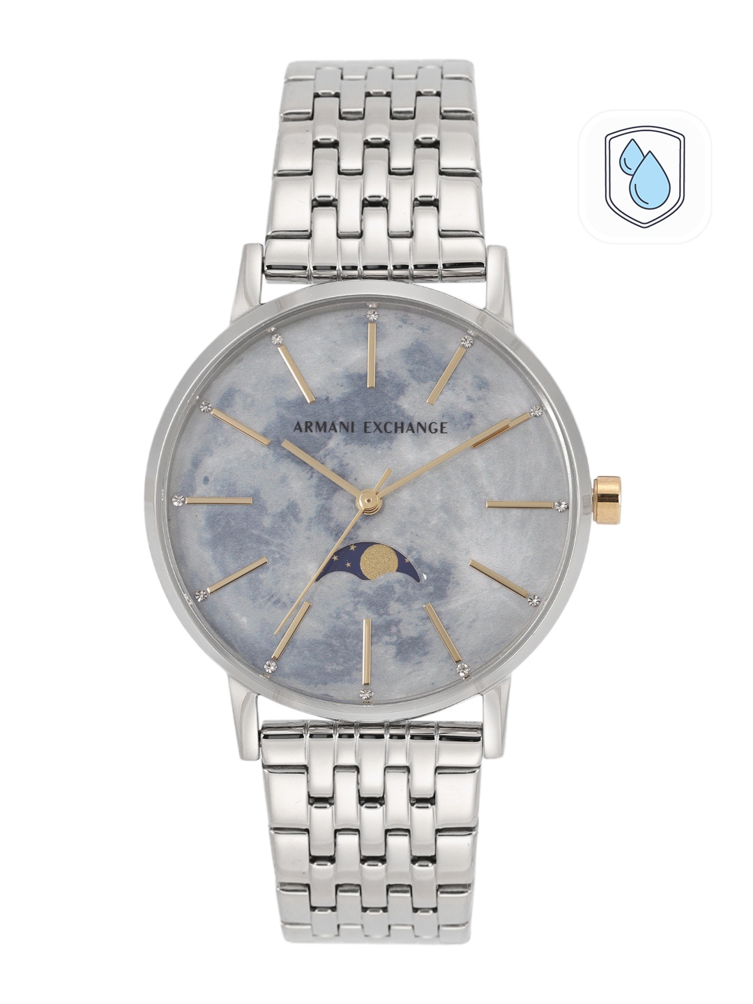 

Armani Exchange Women Printed Analogue Watch AX5585, Grey