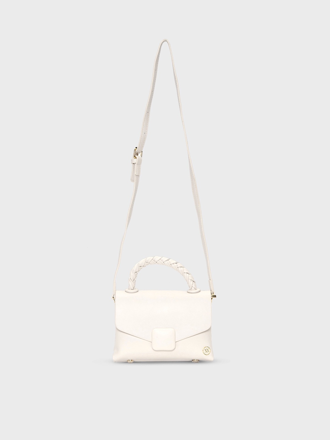 

20Dresses Structured Satchel Bag, Off white