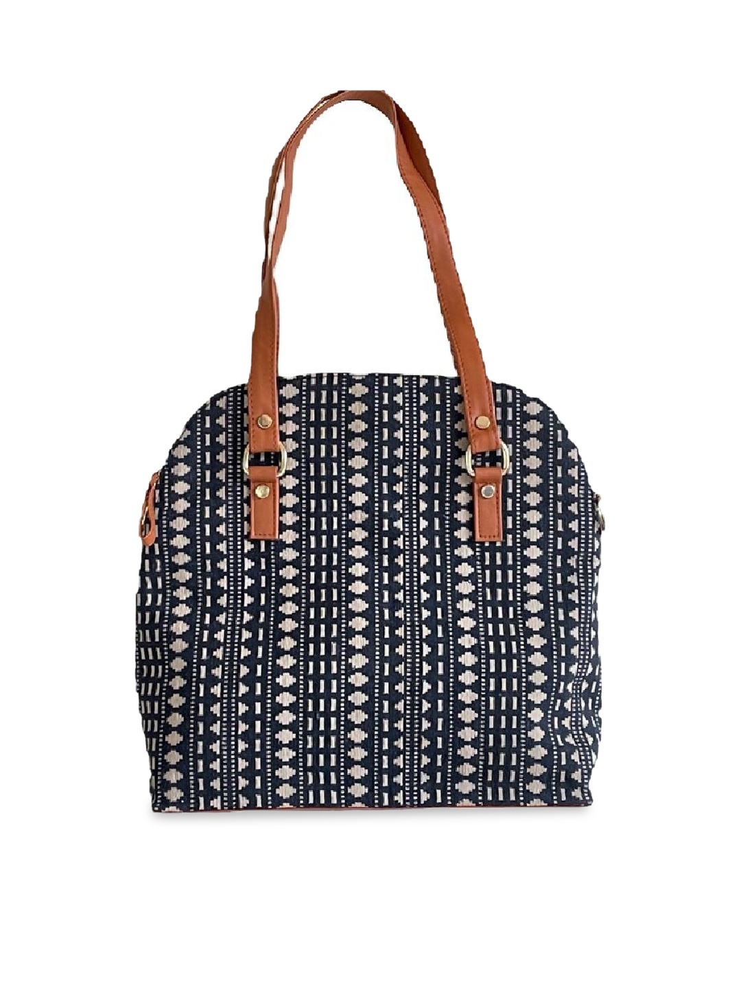 

Be You By Sejal Dharia Geometric Oversized Swagger Handheld Bag, Blue