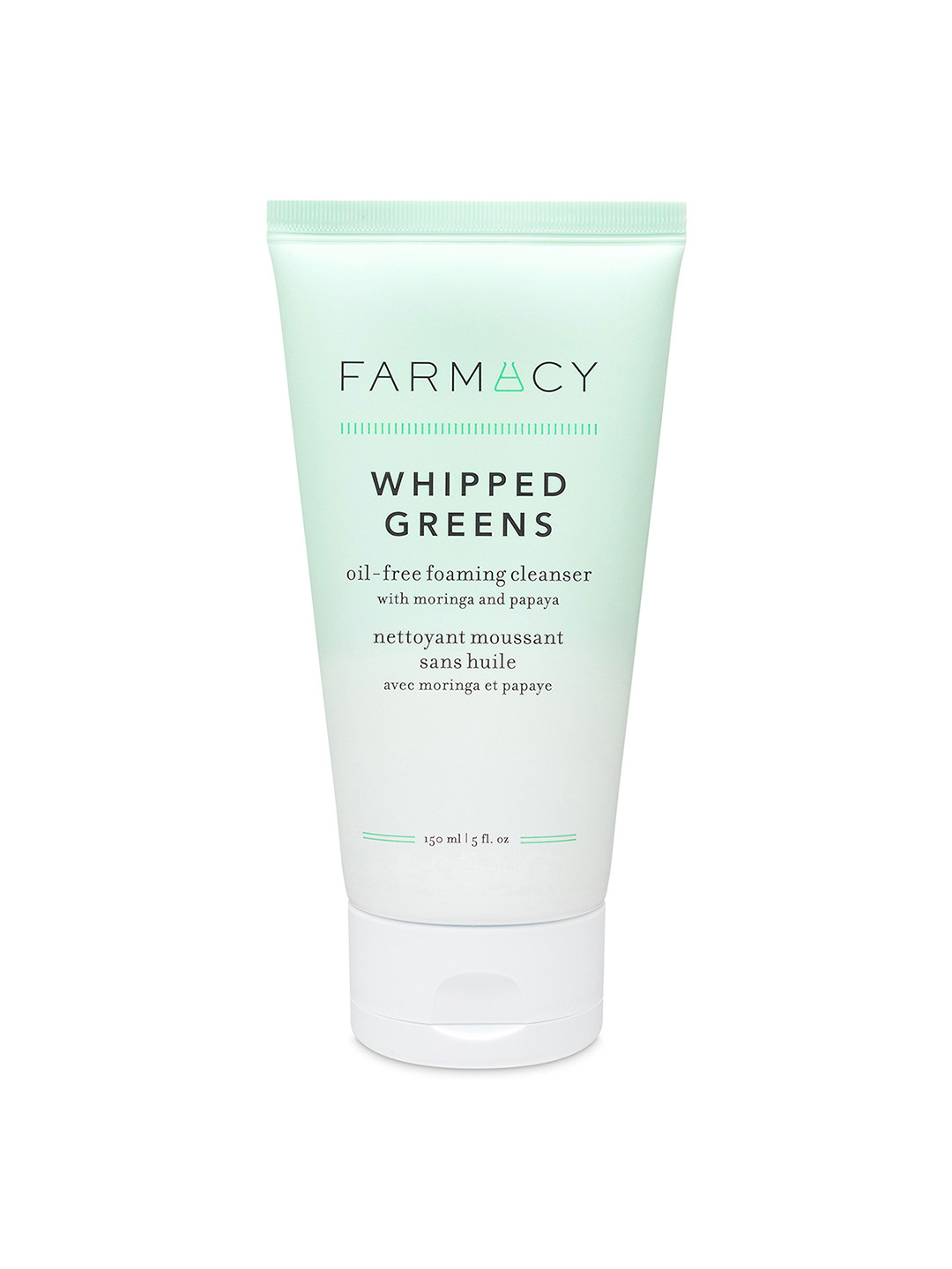 

Farmacy Beauty Whipped Greens Oil Free Foaming Cleanser with Moringa & Papaya - 150 ml, Green