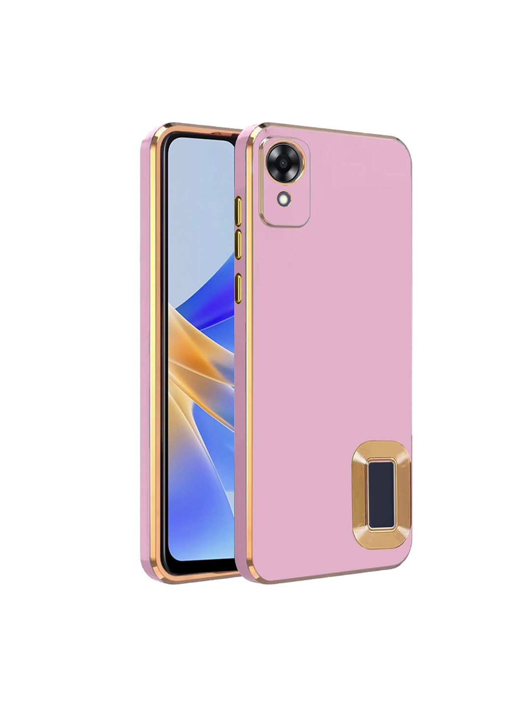 

Karwan Camera Protection Oppo A17k Phone Back Case, Pink