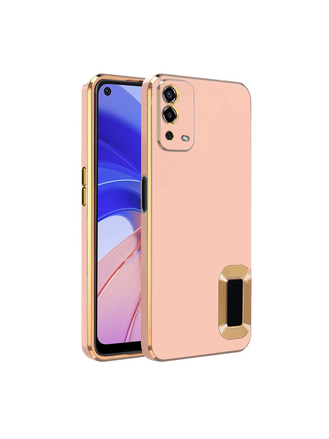 

Karwan Camera Protection Oppo A54 Back Case, Peach