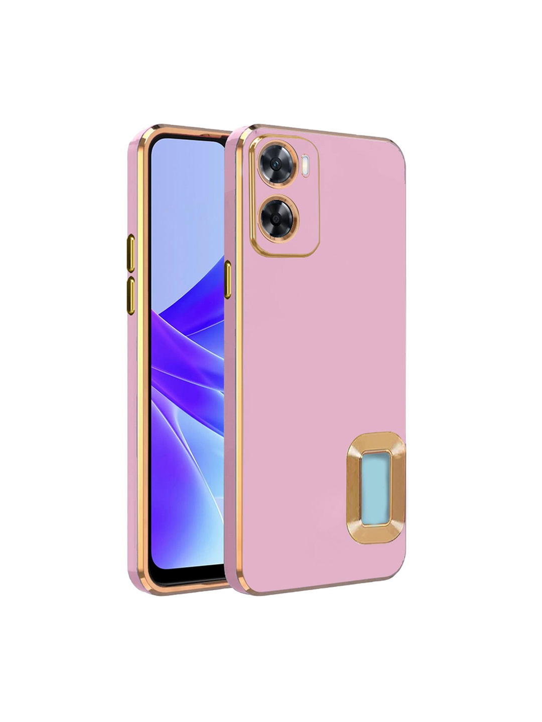 

Karwan Sweat-Proof Oppo A77 Silicone Phone Back Case, Pink