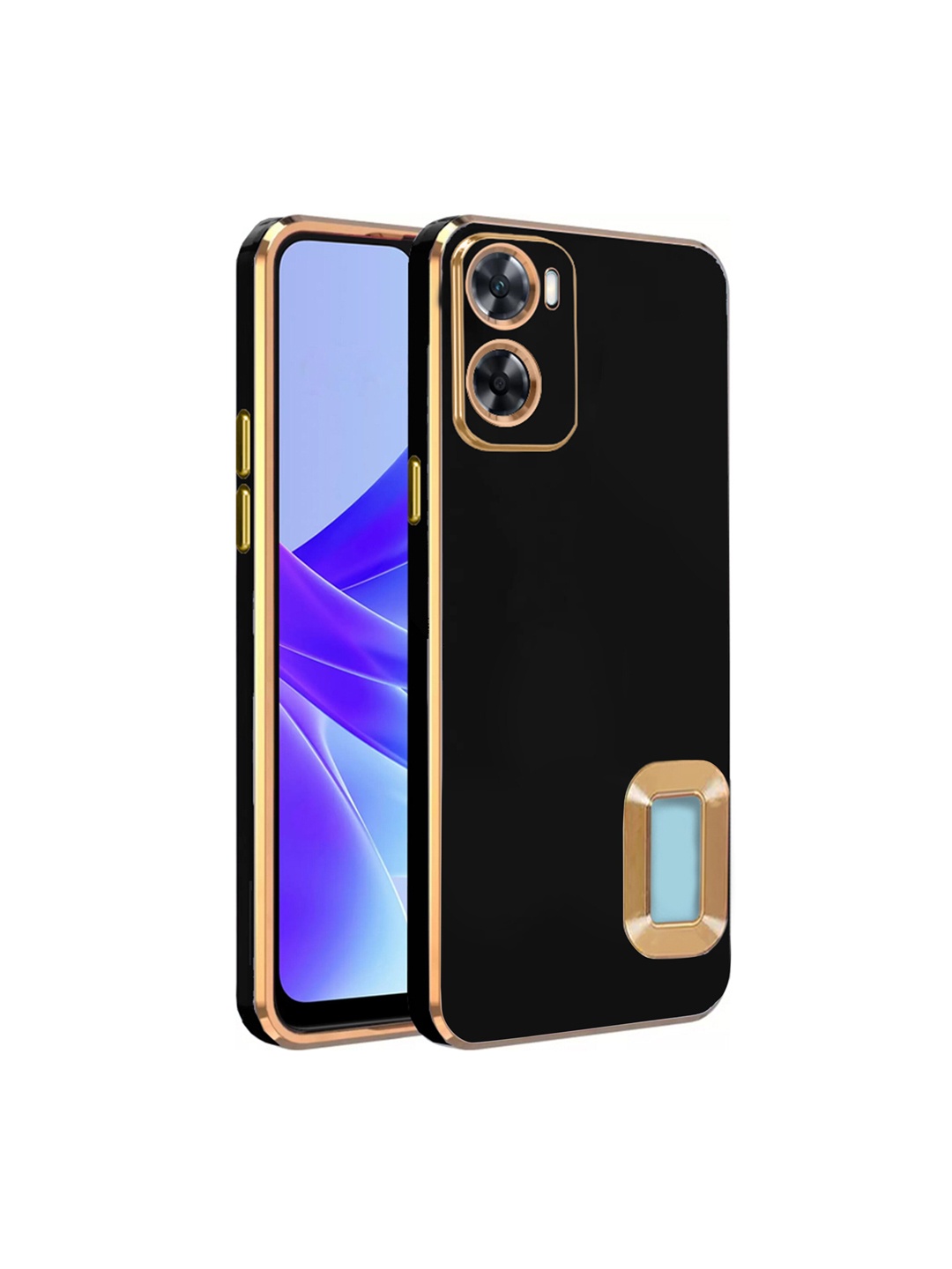 

Karwan Oppo A77 Camera Protection Phone Back Cover, Black