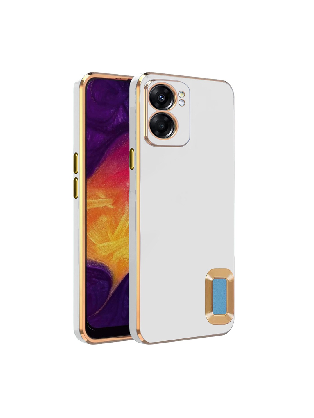 

Karwan Camera Protection Oppo K10 Back Case, White