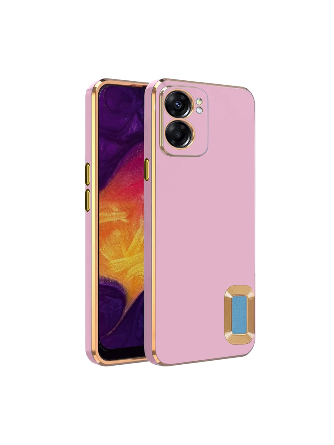 

Karwan Oppo K10 5G Silicone Phone Back Case, Pink