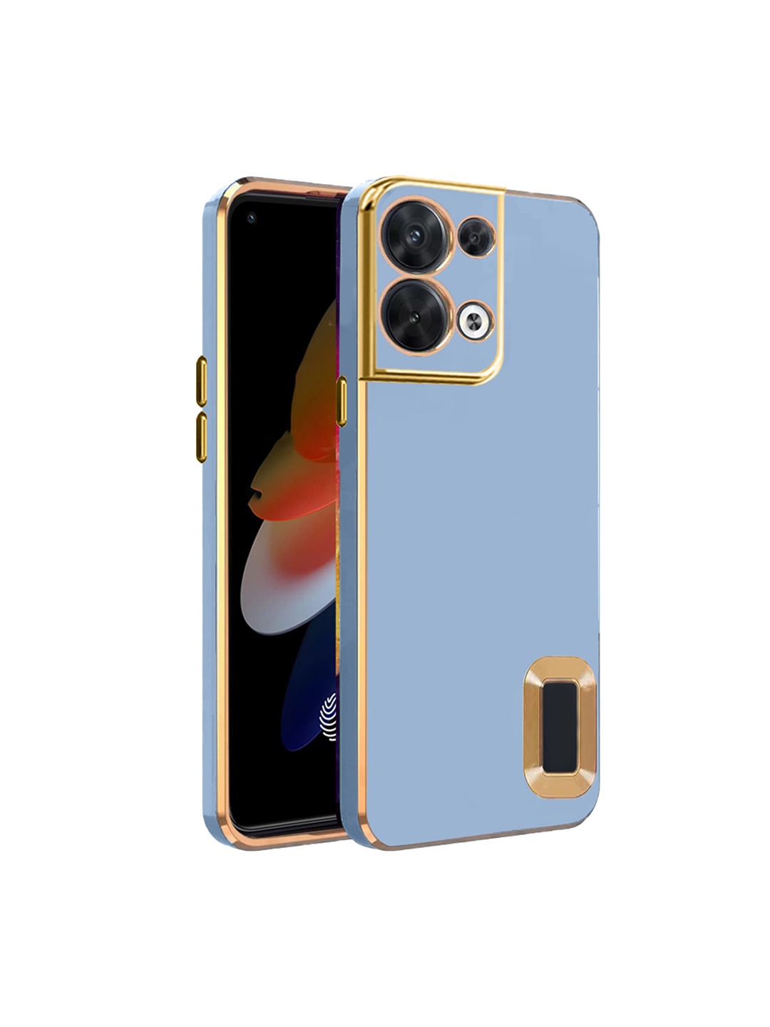 

Karwan Oppo Reno 8 Phone Back Cover, Blue