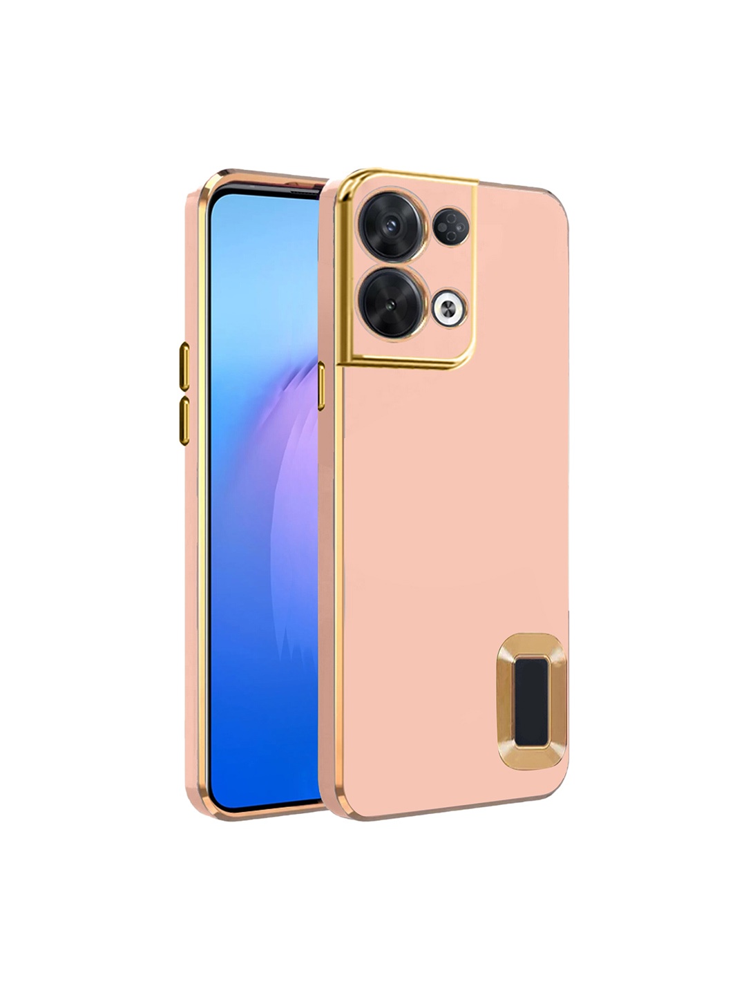 

Karwan Oppo Reno 8 Pro Silicone Phone Back Case, Peach