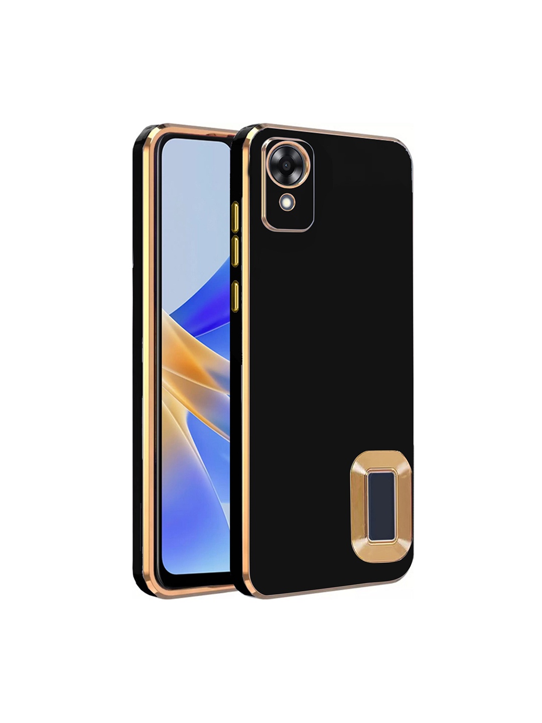 

Karwan Oppo A 17K Camera Protection Phone Back Cover, Black