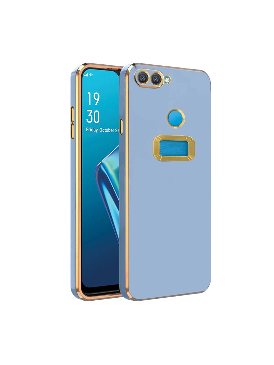

Karwan Camera Protection Oppo A 12 Back Case, Blue