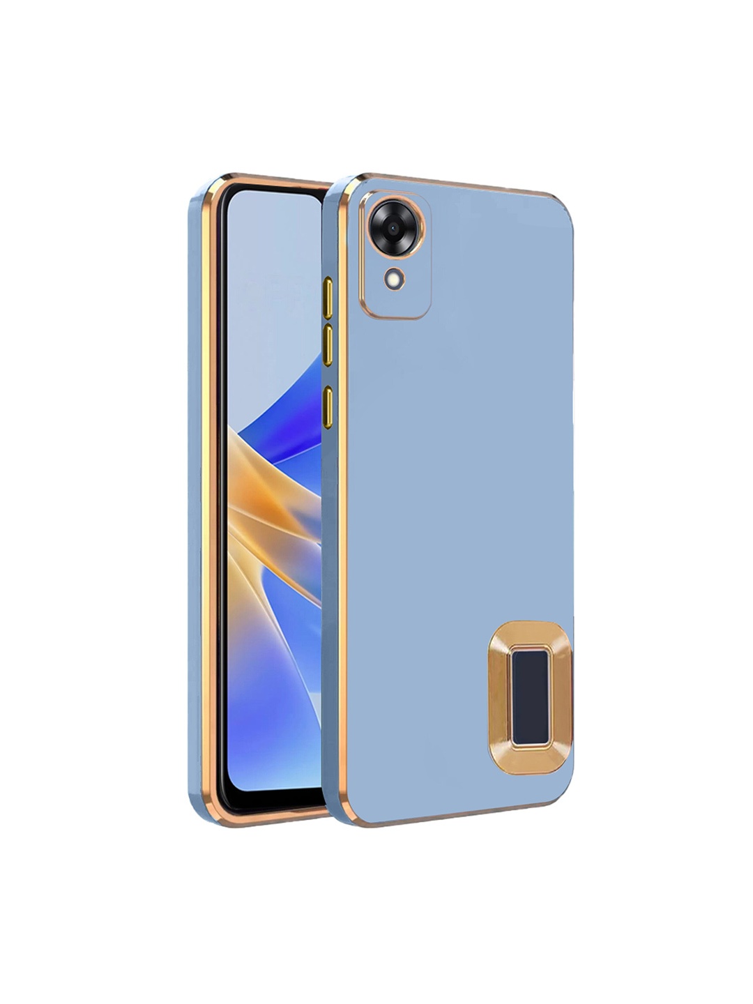 

Karwan Oppo A 17K Sweat-Proof Compatible Phone Back Cover, Blue