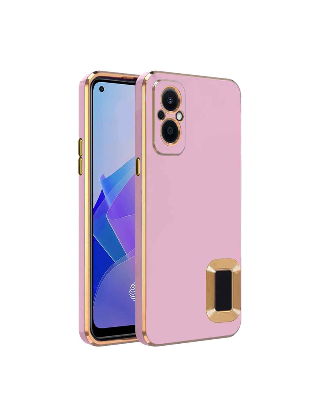 

Karwan Camera Protection Oppo F21 Pro Back Case, Pink