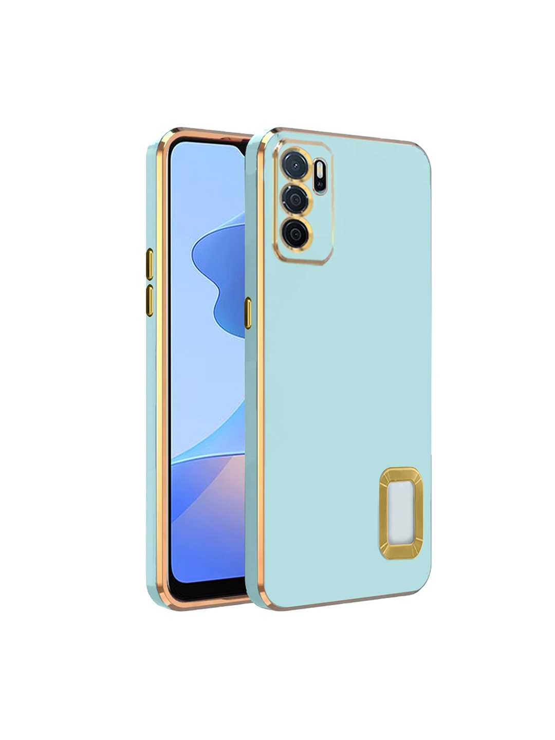 

Karwan Cover Compatible Camera Protection Oppo A16 Back Cover, Green