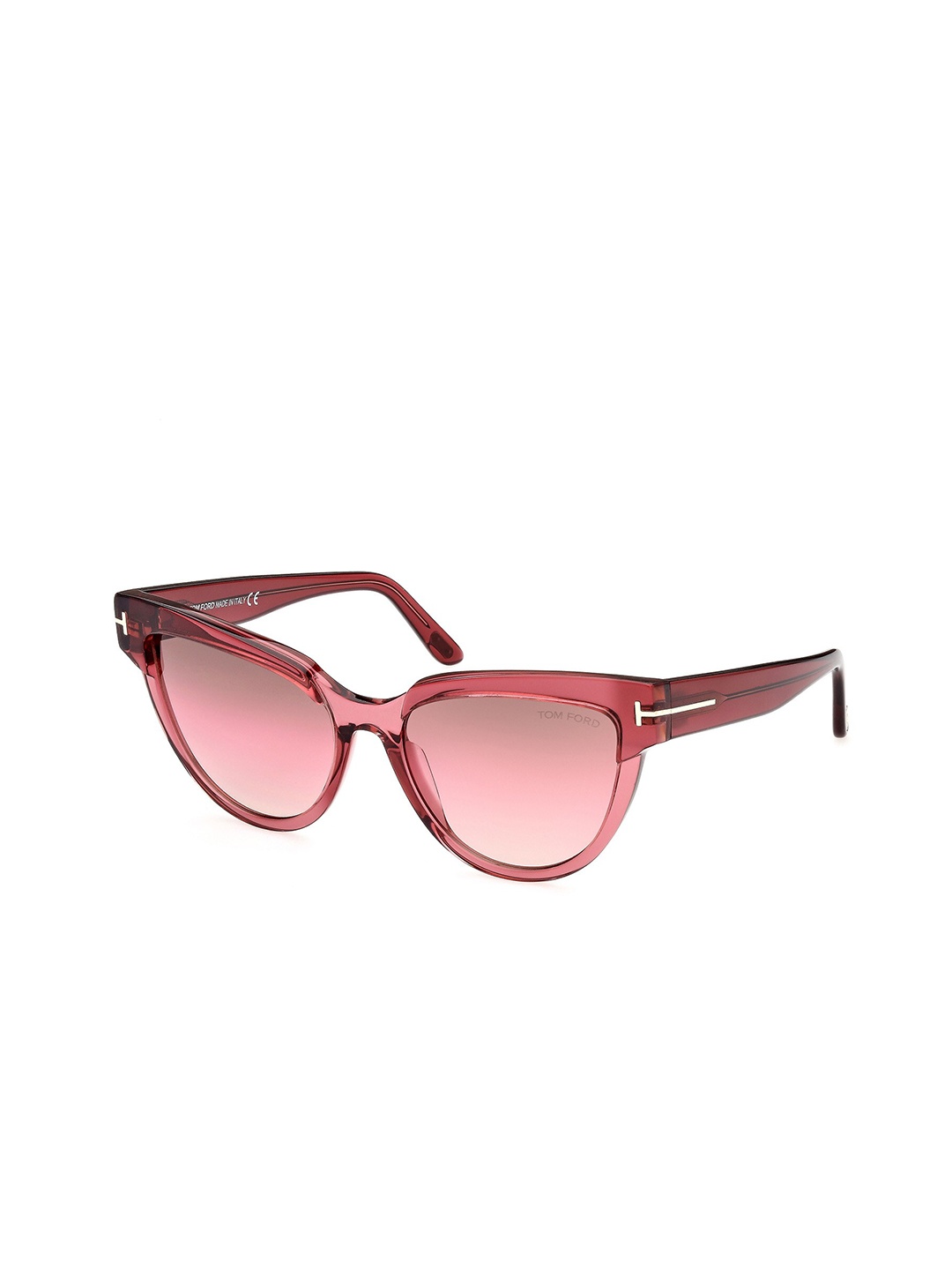 

Tom Ford Women Full Rim Cateye Sunglasses with UV Protected Lens FT0941 57 69F, Brown