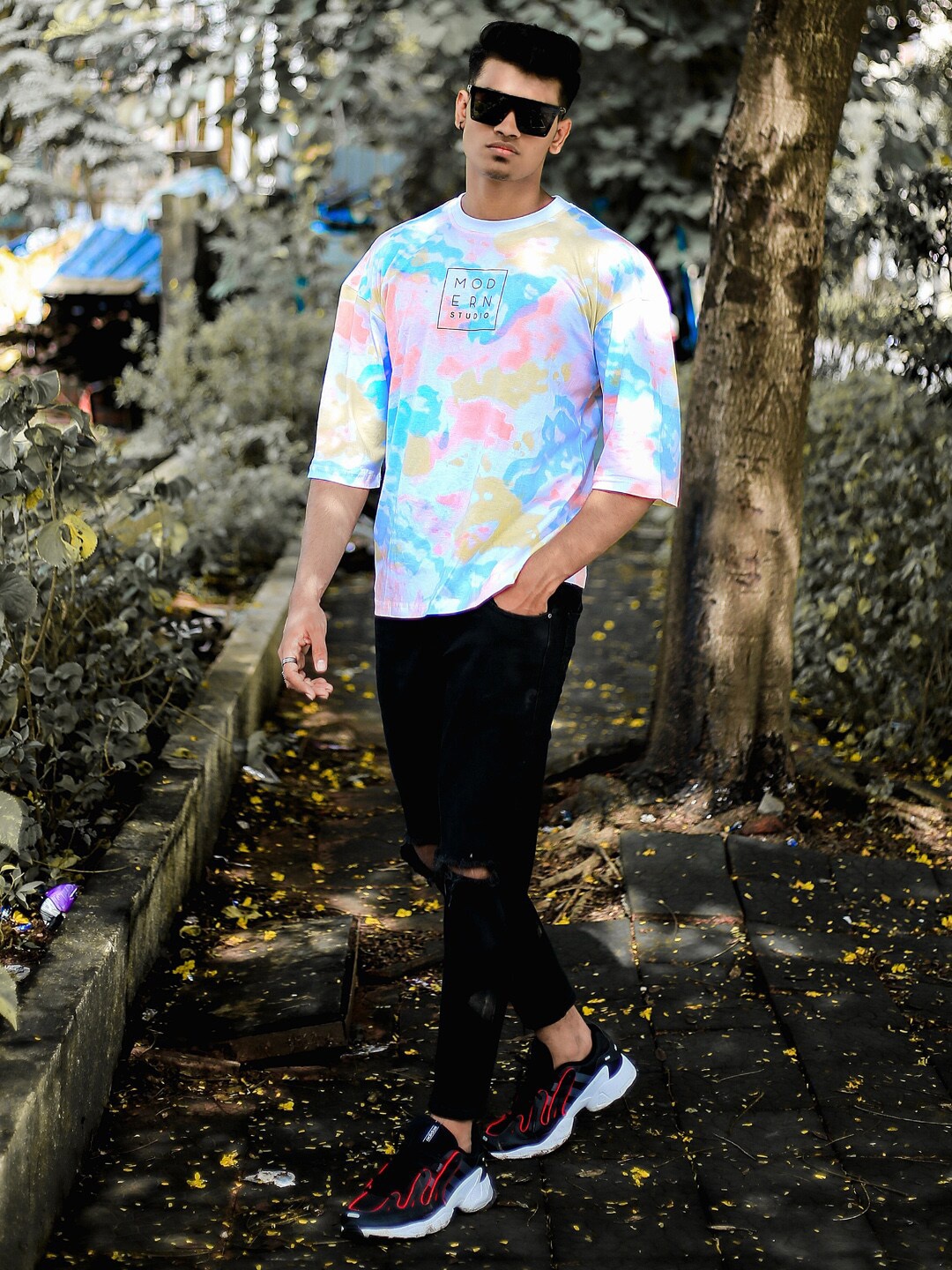 

Powerlook Tie And Dye T-shirt, Blue