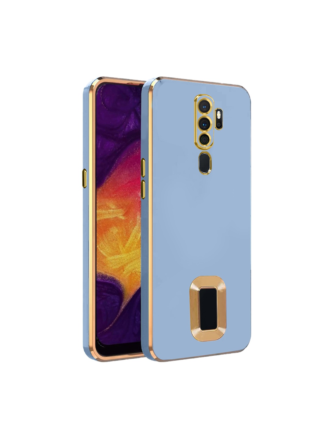

Karwan Camera Protection Oppo A5 2020 Back Case, Blue