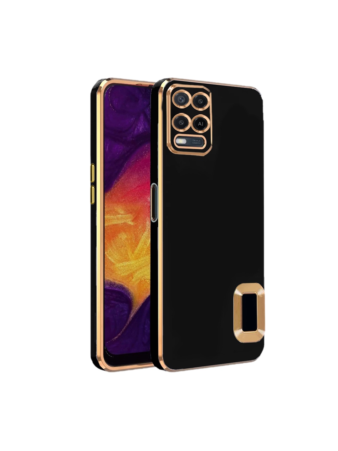 

Karwan Camera Protection Oppo A54 Back Case, Black