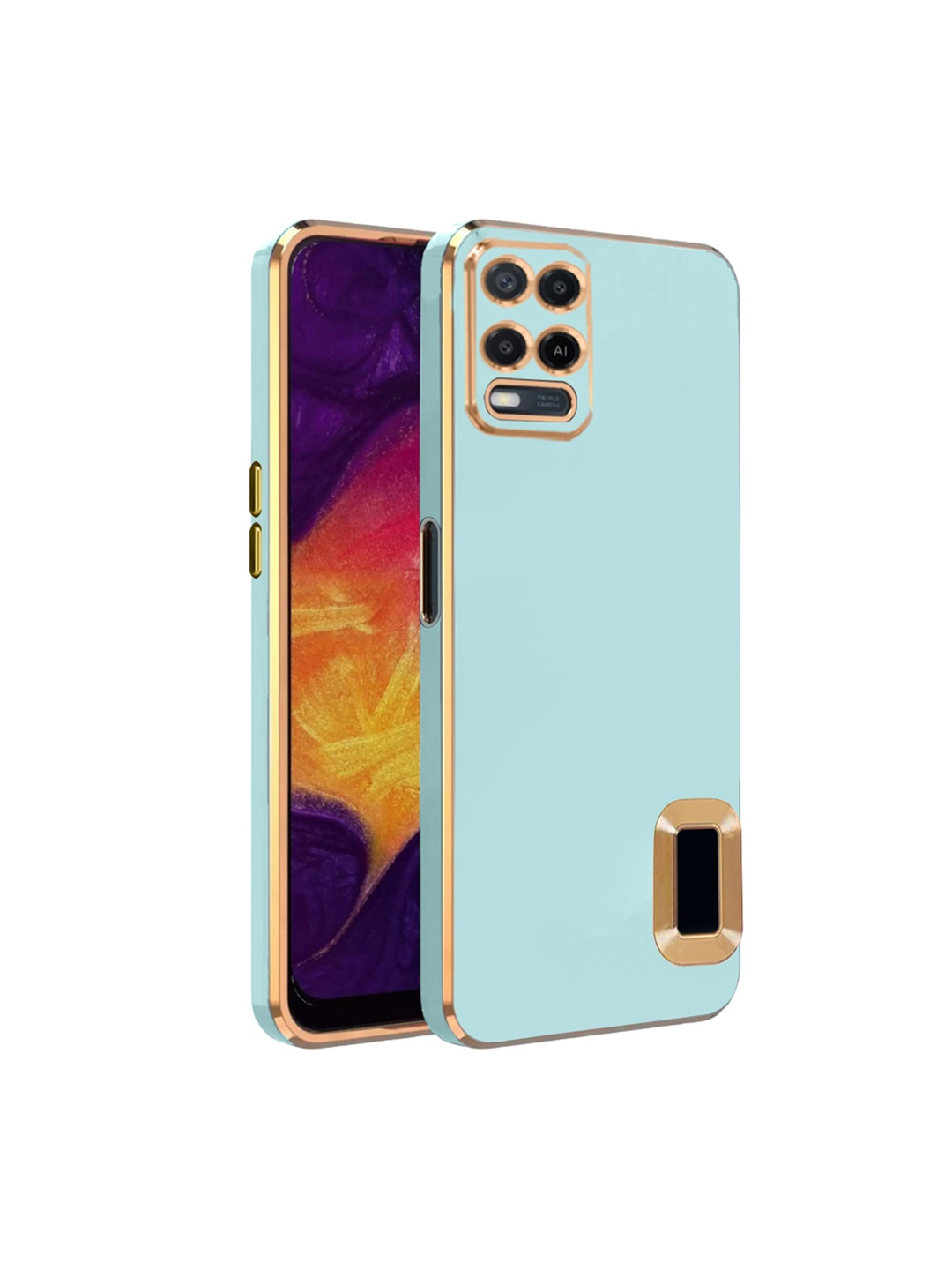 

Karwan Oppo A54 Camera Protection Phone Back Cover, Green